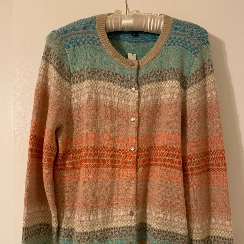 Talbots Fair Isle Wool Sweater